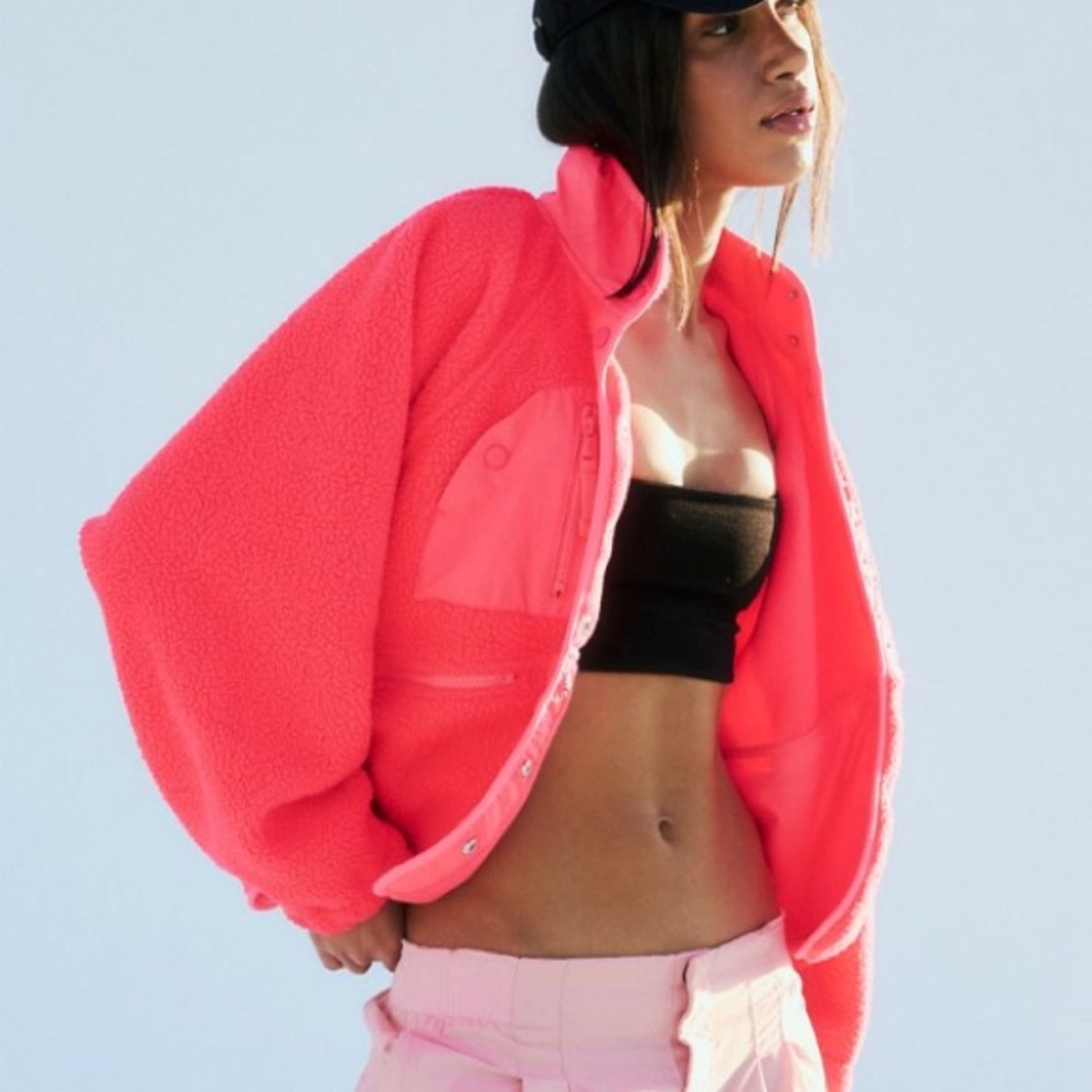 Hit the slopes fleece jacket - freepeople movement